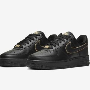 Air force 1 07 essential black and gold